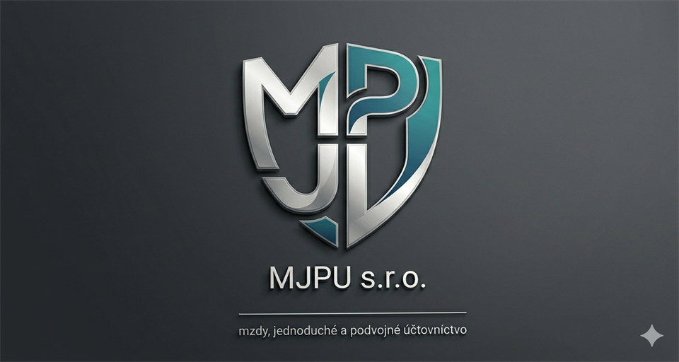 Logo MJPU s. r. o. na tmavom pozadí